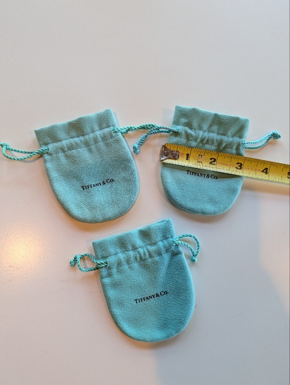 Tiffany & Co Jewelry Pouches Lot Of 3! - Picture 4 of 4
